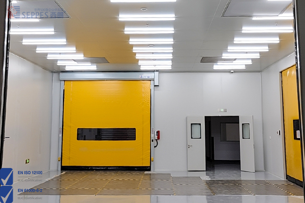 無塵車間安裝拉鏈快速門