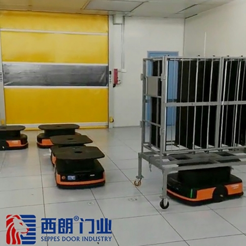 無人搬運車AGV通信快速卷簾門