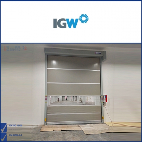 安傑達精密機械安裝快速門