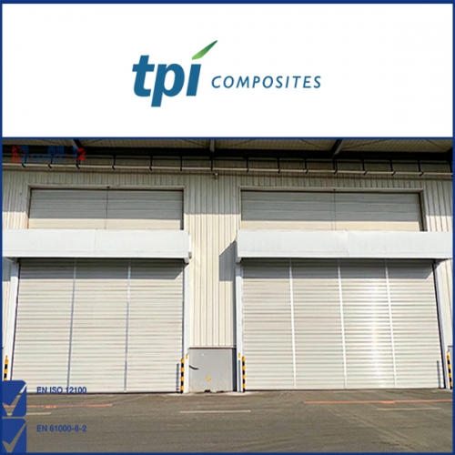 迪皮埃風電葉片安裝硬質快速門