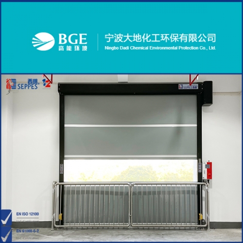 甯波大地化工環保安裝快速門