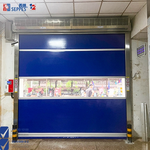 快速門與風幕機聯動