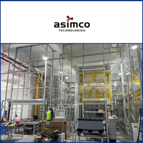 亞新科智能汽車立體庫輸送線安裝快速門