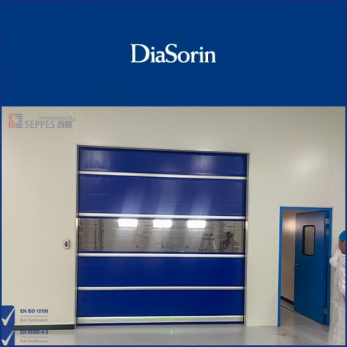 索靈診斷醫療設備潔淨車間通道安裝快速門