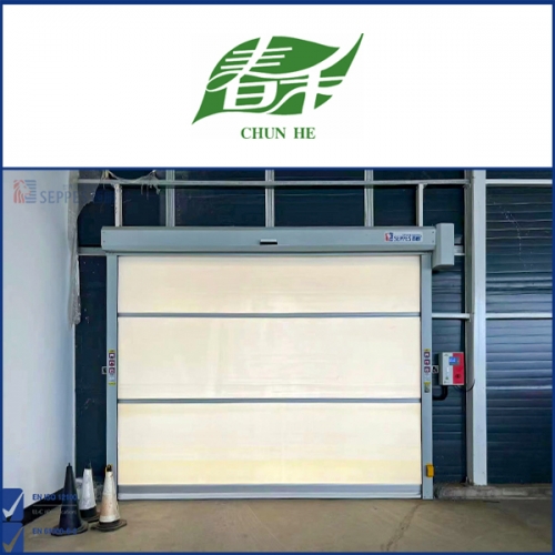 春禾智慧農業安裝西朗快速門