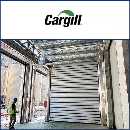 嘉吉集團安裝西朗硬質快速門