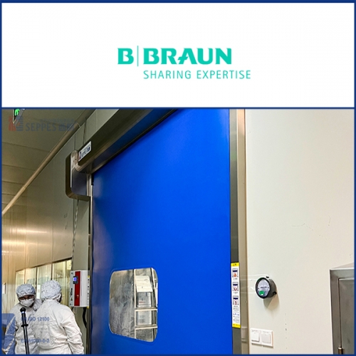 貝朗醫療安裝西朗潔淨室快速門