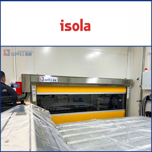 德聯覆銅闆輸送線安裝西朗快速門